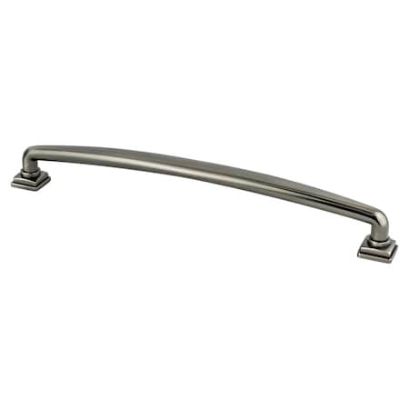 Berenson 224 mm CC Tailored Traditional Appliance Pull with Vintage Nickel 1301-1VTN-P